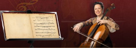 Cornelia Hampel mit Cello